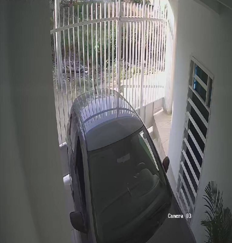 Private garage with camera-monitored access