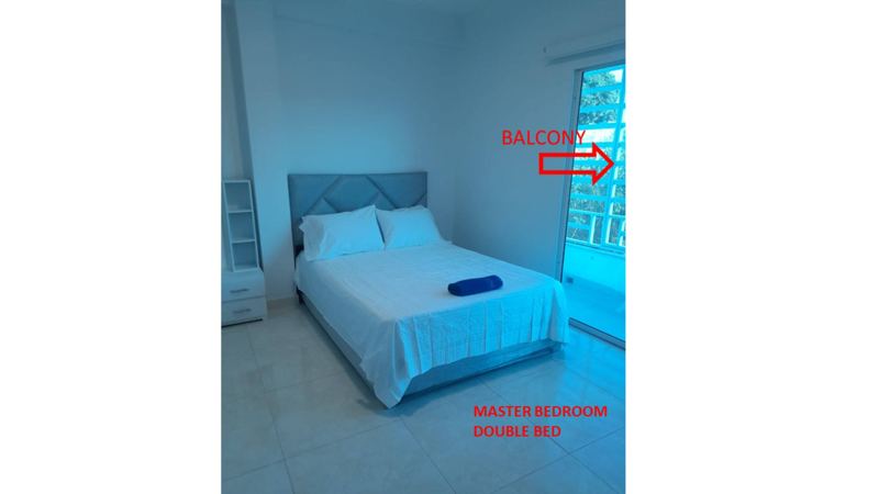 Balcony with views of the hills of Santa Marta